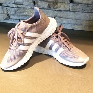 Like New gray addidas running shoe